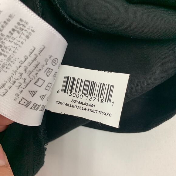 BCBGeneration Shift Mini Shirt Dress Womens XXS 2XS Black Lace Up Pockets - Picture 11 of 16